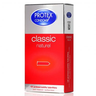 Condom Protex Classic Naturel x4