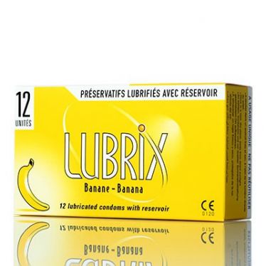 Lubrix Condoms Banana x12